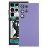 Viola, Per Samsung Galaxy S24 Ultra SM-S928B Cover posteriore batteria OEM con copriobiettivo fotocamera (viola)