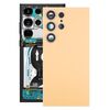 Per Samsung Galaxy S24 Ultra SM-S928B Cover posteriore batteria OEM con copriobiettivo fotocamera (giallo)