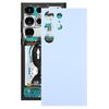 Per Samsung Galaxy S24 Ultra SM-S928B Cover posteriore batteria OEM (blu)