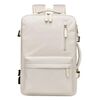 PV24 Zaino casual multifunzionale di grande capacità Zaino da viaggio portatile per pendolari (bianco crema)