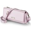 Custodia per telefono CaseMe Me30 multifunzionale con borsa a tracolla diagonale (rosa)