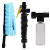 Set di bottiglie di schiuma spray per spazzole per autolavaggio con setole morbide e manico lungo (3 in 1)