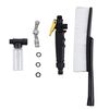 Set di strumenti per bottiglie di schiuma con spazzola a setole morbide per ugello per autolavaggio ad alta pressione, specificazione: Set 1