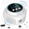 219 Repellente per topi per interni domestici con conversione di frequenza multidimensionale ad ultrasuoni intelligente (bianco)