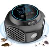 219 Repellente per topi per interni domestici con conversione di frequenza multidimensionale ad ultrasuoni intelligente (nero)