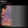 Per Samsung Galaxy Xcover 7 Pro 50 pezzi 0,18 mm 9H 2,5D pellicola in vetro temperato