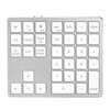 K-35 Tastiera per computer portatile Accessori per tablet a 35 tasti Tastierino Bluetooth (Argento)