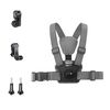 Cintura toracica regolabile per montaggio su corpo 4 in 1 con supporto e vite (grigio)