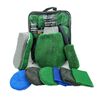 9 pezzi/set Guanti per dettagli auto Stracci Set per pulizia ceretta (Verde)