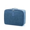 Borsa portaoggetti per viaggi brevi adatta a valigia trolley Borsa porta abiti cationica di grande capacità (Blu scuro)