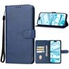 Custodia in pelle per iPhone 16 Plus (blu)