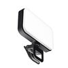 66 LED Selfie Fill Light Ricaricabile 3 modalità Luce tascabile con clip per telefono, laptop, tablet Riunioni (nero)