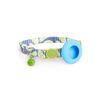 Custodia con design stampato per supporto per collare per animali AirTag con campanello e fibbia di sicurezza, stile: Lemon Ocean