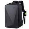 Zaino per laptop antifurto con blocco password di grande capacità da 16 pollici con porta USB (nero)