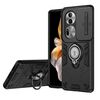 Per OPPO Reno11 Pro Global Camshield Custodia per telefono con anello (nero)