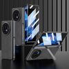 Per vivo X Fold3 GKK Custodia per telefono antiurto in pelle con cerniera magnetica integrata (grigio opaco)