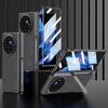 Per vivo X Fold3 Pro GKK Custodia per telefono antiurto in pelle con cerniera magnetica integrata (grigio opaco)