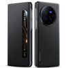 Per vivo X Fold3 Pro SULADA Kevlar 600D Texture Smart Window Custodia in pelle per telefono (nero)