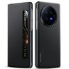 Per vivo X Fold3 SULADA Kevlar 600D Texture Smart Window Custodia in pelle per telefono (nero)