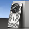 Per OPPO Find X7 Ultra Ice Sense Custodia per telefono smerigliata con dissipazione del calore galvanica (Argento)