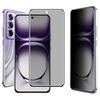 Per OPPO Reno12 Pro Global imak 3D curvo HD Pellicola protettiva in vetro temperato anti-spia a schermo intero