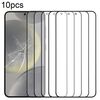 Per Samsung Galaxy S24 SM-S921B 10 pezzi Lente in vetro esterna per schermo anteriore con adesivo OCA otticamente trasparente