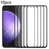 Per Samsung Galaxy S23 FE SM-S711B 10 pezzi Lente in vetro esterna per schermo anteriore con adesivo OCA otticamente trasparente