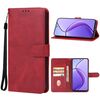 Custodia in pelle per telefono Realme 12 4G (rossa)