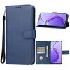 Per la custodia in pelle Realme 12 4G (blu)