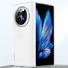 Custodia per telefono antiurto in pelle liquida SULADA per vivo X Fold3 (bianca)