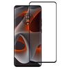 Per Motorola Edge 50s Pro Edge Glue 9H HD Pellicola in vetro temperato con bordo curvo 3D (Nero)