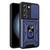 Per vivo V30 Lite 5G India / Y100 IDN Cover per fotocamera scorrevole Design TPU + Custodia per PC (Blu)