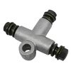 Interfaccia connettore a tre vie per tubo olio freno ATV da 10 mm