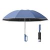 Ombrello da sole pieghevole unisex completamente automatico per pioggia o sole, stile: blu inverso 125 cm