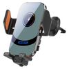 X16 Supporto per telefono con sensore intelligente per auto Supporto per telefono magnetico Caricatore wireless automatico (Argento)
