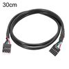 Cavo di prolunga USB 2.0 da 9 pin per scheda madre da 30 cm Cavo a doppia schermatura 26 AWG