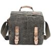 Borsa a tracolla per fotocamera Borsa per fotocamera reflex impermeabile in tela batik (verde militare)
