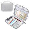 HAWEEL Portafoglio per passaporto Portadocumenti Porta carte di credito Borsa con manico (Grigio)