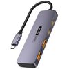 T-508 Docking station 4 in 1 tipo C Hub USB 3.2 Convertitore splitter per notebook tablet smartphone