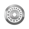 Lama in acciaio al tungsteno di ricambio per coltello da taglio in fibra ottica con superficie rotante da 20 mm e 16 superfici rotanti