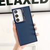 Custodia per telefono antiurto con supporto per cornice per obiettivo Samsung Galaxy S23 FE 5G (blu)