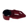 Gancio per casco in lega di alluminio CNC per moto (rosso)