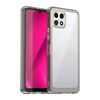 Per T-Mobile REVVL 7 5G Custodia per telefono in TPU ibrido acrilico serie colorata (grigio trasparente)