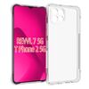 Per T-Mobile REVVL 7 5G / T Phone 2 5G Custodia per telefono in TPU antiurto antiscivolo e spessa (trasparente)
