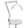 HD-M3X Pro 16 pollici luminosità regolabile Nail Desk Half Moon Light Eyelash Tech Lampada, spina: spina UK (bianco)