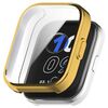 Custodia per orologio in TPU a copertura totale per Amazfit Bip 5 Unity (galvanizzata oro)