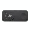 Base di ricarica wireless magnetica multifunzionale 2 in 1 (nera)