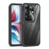 Per OPPO Reno11 F 5G Custodia per telefono antiurto trasparente in acrilico + TPU (nera)