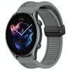 Per cinturino in silicone con fibbia magnetica Amazfit 3 da 22 mm (grigio)