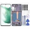 Per Samsung Galaxy S22+ 5G SM-S906B Digitalizzatore schermo LCD originale assemblaggio completo con cornice (nero)